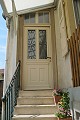 Restaurierte historische Haustr