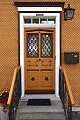 Restaurierte historische Haustr