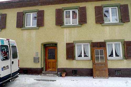 Nachbau einer historischen Haustr